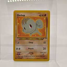 Machop Neo Destiny Set Vintage Pokemon Card