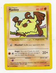 Mankey Legendary Collection Pokemon Card