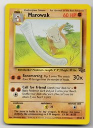Marowak Vintage Pokemon Card Jungle Set