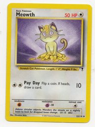 Meowth Legendary Collection Pokemon Card