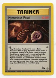 Mysterious Fossil Vintage Pokemon Card Fossil