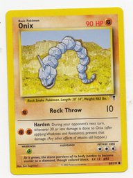 Onix Legendary Collection Pokemon Card