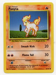 Ponyta Vintage Pokemon Card Base Set