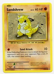 Sandshrew XY Evolutions Pokemon Card