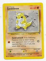 Sandshrew Legendary Collection Pokemon Card