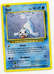 Seel XY Evolutions Pokemon Card