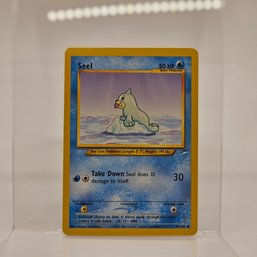 Seel Neo Destiny Set Vintage Pokemon Card