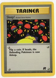 Sleep! Vintage Pokemon Card Team Rocket