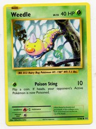 Weedle XY Evolutions Pokemon Card