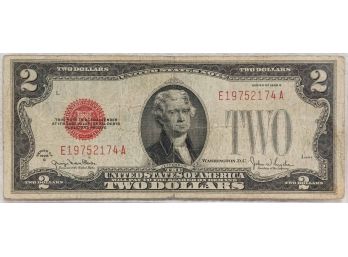 1928G Two Dollar Red Seal Note #2