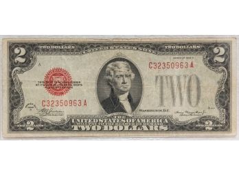 1928D Two Dollar Red Seal Note