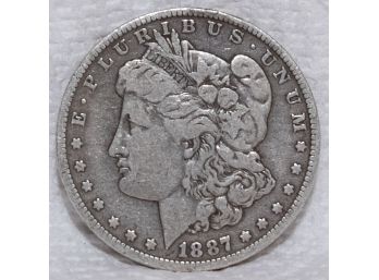 1887O Silver Morgan Dollar
