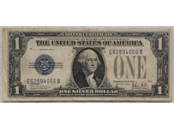 1928B One Dollar Funny Back Silver Certificate