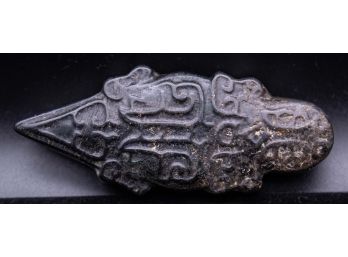 Antique Jade Carved Talisman Andrias