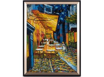Hand Painted After Van Gogh Oil On Canvas 'Starry Night 3'