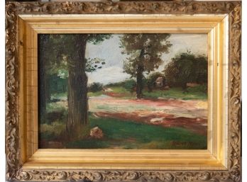 Early 20th Century Post Impressionist Oil Signed Robert Henri