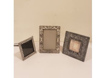 Lot Of Silver Picture Frames