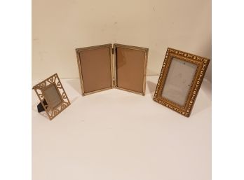 Lot Of Gold Colored Picture Frames