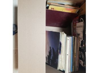 Large Box Of Vintage Records