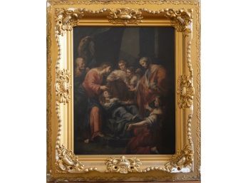 Antique Old Master Oil Painting On Copper