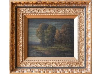 Antique Landscape Original Oil Painting Signed G. Inness