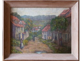Early 20th Century Impressionist Oil Signed L. Ritman 1916
