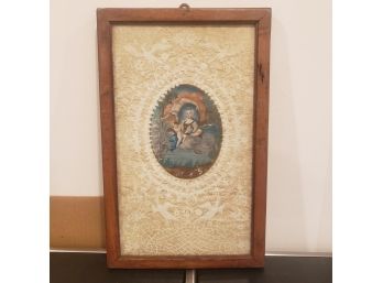 Framed Mini Antique Painting