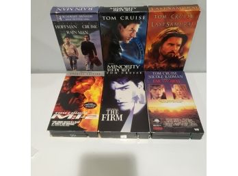 Lot Of Tom Cruise Vhs Tapes
