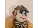 Clown Bean Bag Dolls With Porcelain Heads