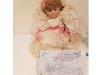 Vintage Corolle Doll With COA
