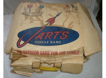 Vintage Jarts Missile Game In Original Box
