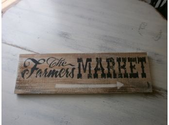 Handmade Farmers Market Sign