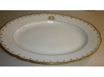 Large Monogramed Serving Platter
