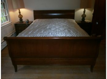 Queen-sized Sleigh Bed