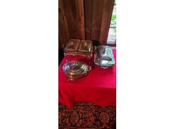 Silver Plate Serving Pieces - Lot #1