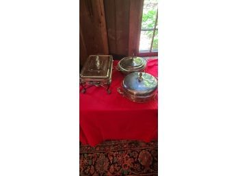 Silver Plate Serving Pieces - Lot #2