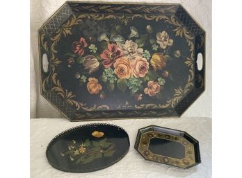 Tole Painted Trays
