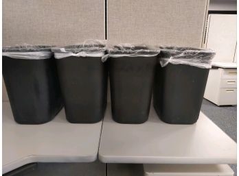Lot Of 12 Trash Cans