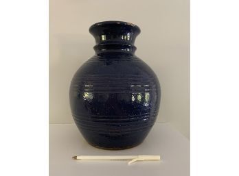 Set Of 2 Pottery Barn Blue 'Pamela' Ceramic Vases