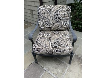 Fortunoff Patio Armchair With Sunbrella Fabric #1