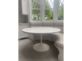 White Caesarstone Top Modern Table
