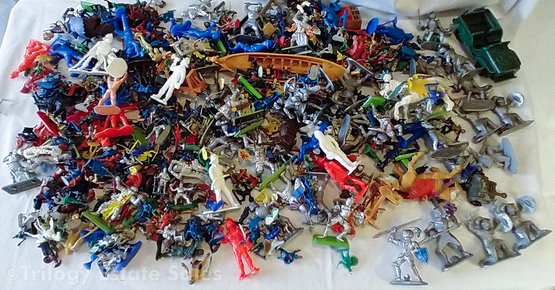 Assorted Plastic And Cast Metal Figures: Names Include Degruyter And Deetail