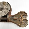 Woodmans Antique Tachometer With Abercrombie & Fitch Vintage Map Measurer Compass