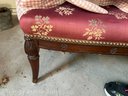 Two Slipcovered Antique Chairs