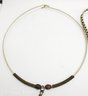 Eivind Hillestad Norway Pewter Necklace; Coin Necklace  Fossil Necklace