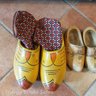 Lot Of Dutch Clogs And One Pair Liner Booties