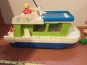 Vintage Fisher Price Boat & Accesories