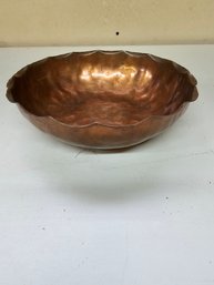 Schaffers Hand Made Solid Copper Bowl