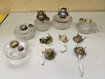 Assorted Kerosene Lamps & Parts