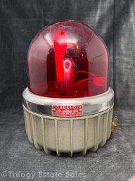 Commander Model 371 Series A1 Red Glass Light Rotating Warning Light - No Bulb